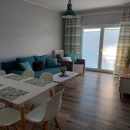 Z Tarasami Miętowy Spokój 15 Romantyczna Szarość 16 Niebieska Elegancja 17 Maksymalnie Dla 6 Osób Apartamento *