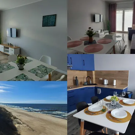 Z Tarasami Miętowy Spokój 15 Romantyczna Szarość 16 Niebieska Elegancja 17 Maksymalnie Dla 6 Osób Pobierowo